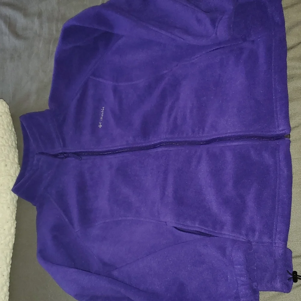 🏔AllOver Purple Fleece Columbia Jacket🏔 - Picture 9 of 9